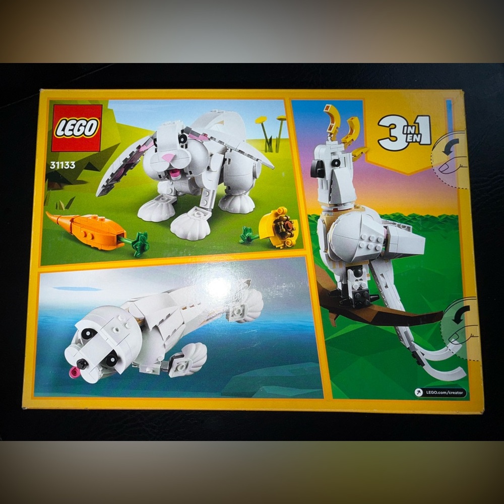 Easter RETIRED LEGO 3-in-1 Creator Set Build a Bunny, Parrot or Seal NEW